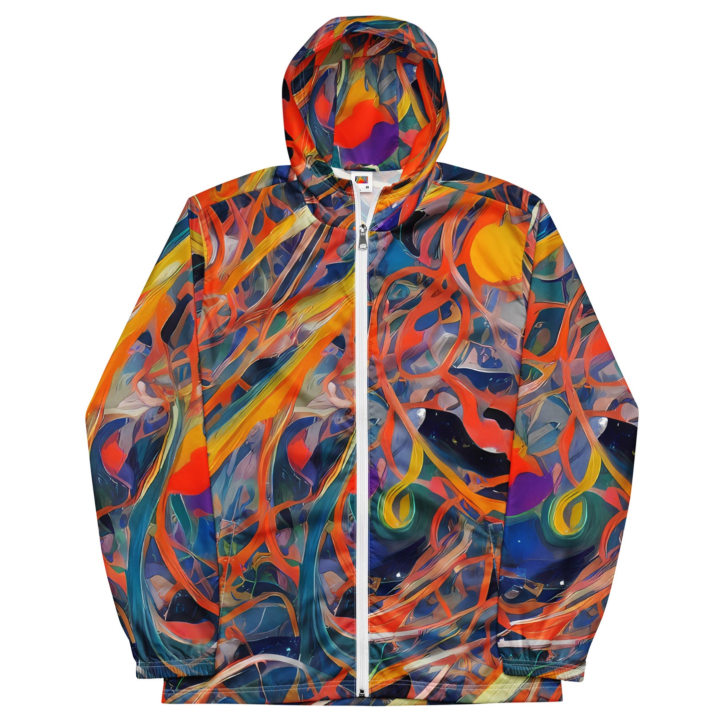 Men's Windbreaker - Vivid Tangle