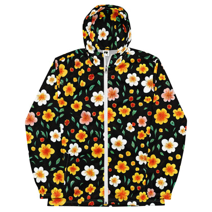 Men's Windbreaker - Sunlit Blossoms