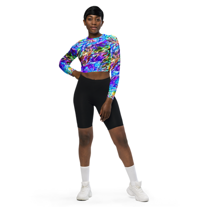 Long Sleeve Crop Top - Faini Whirlwind