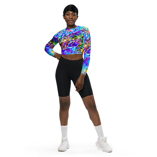 Long Sleeve Crop Top - Faini Whirlwind