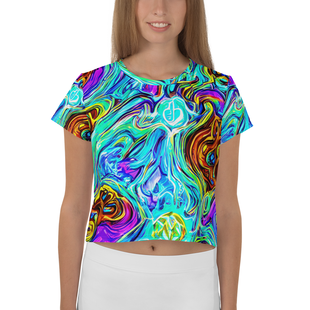 Women's Crop Tee - Mystic Iridescence