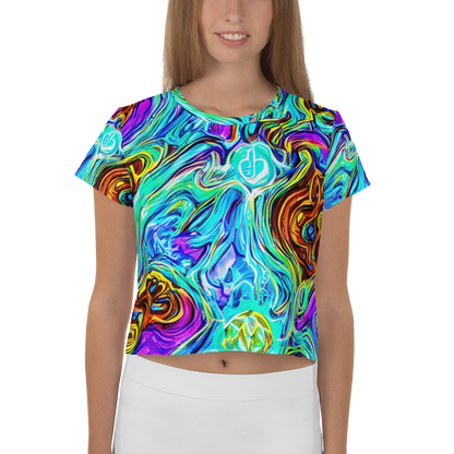 Women's Crop Tee - Mystic Iridescence