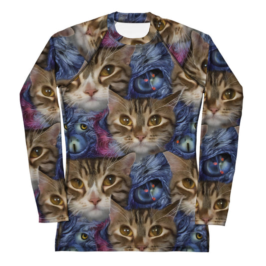 Women's Rash Guard - Feline Fantasy