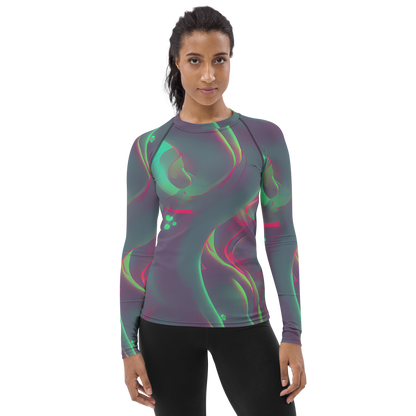 Women's Rash Guard - Neon Whisper