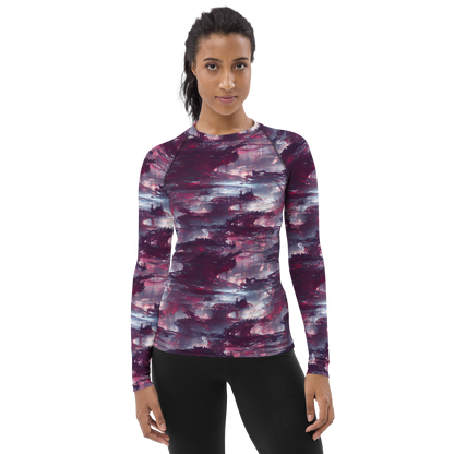 Women's Rash Guard - Twilight Fortresses