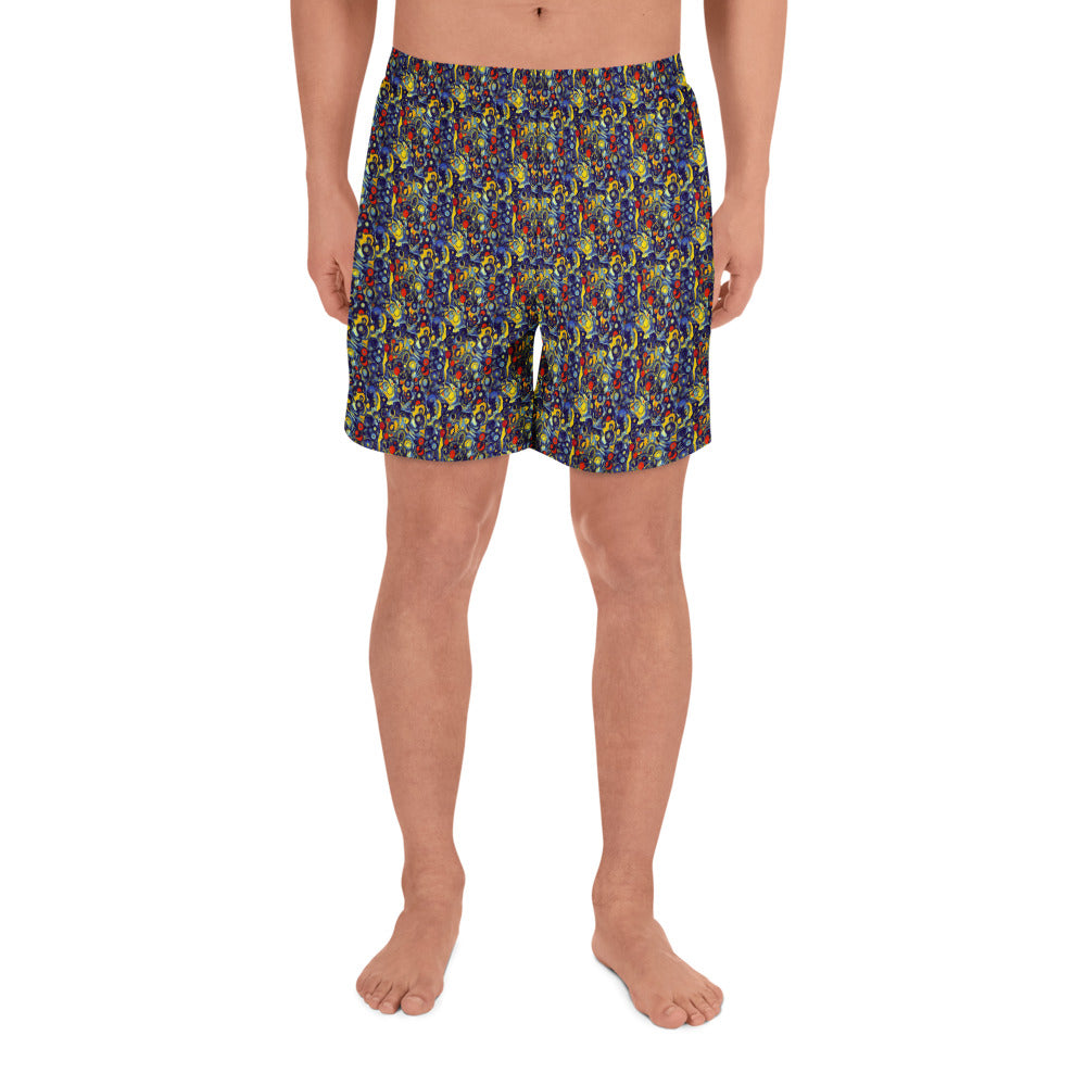 Athletic Long Shorts - Dynamic Doodles