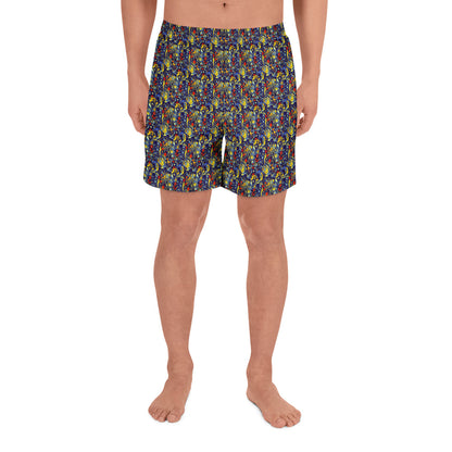Athletic Long Shorts - Dynamic Doodles