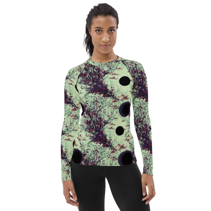 Women's Rash Guard - Celestial Bloom