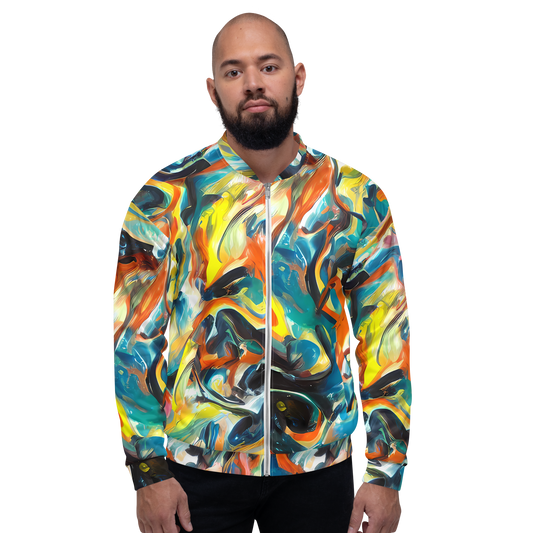 Bomber Jacket - Chromatic Vortex