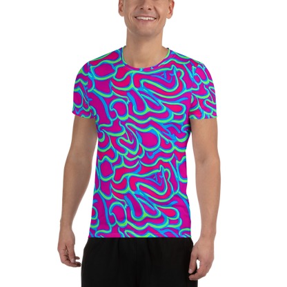Men's Athletic T-Shirt - Aquatic Ember