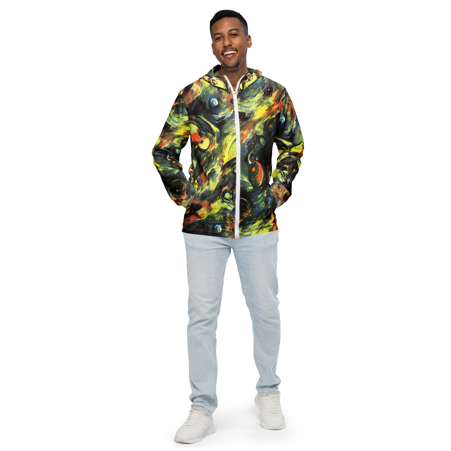 Men's Windbreaker - Seve Swirl