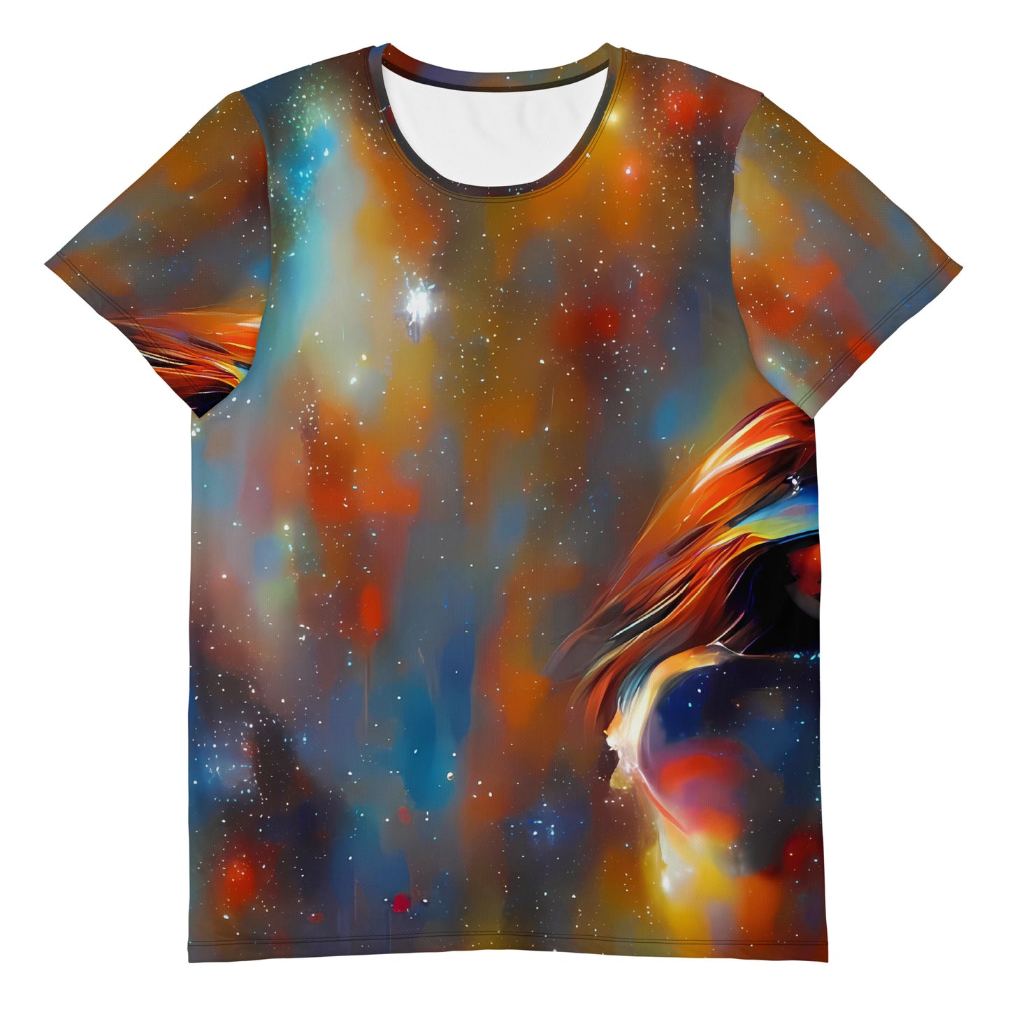 Men's Athletic T-Shirt - Asterglow Veil