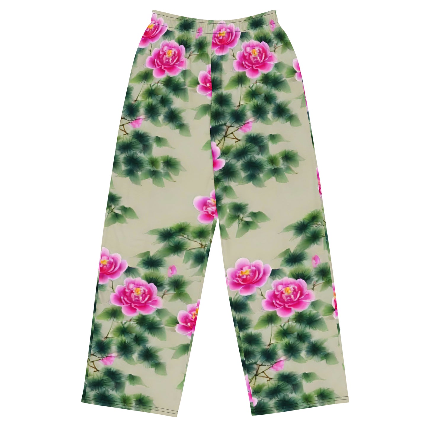 Wide-Leg Pants - Blossom Reverie