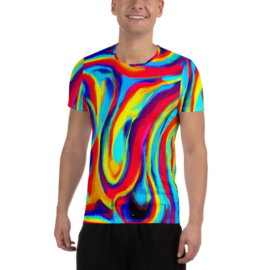 Men's Athletic T-Shirt - Stael Swirls