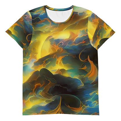 Men's Athletic T-Shirt - Ethereal Glow