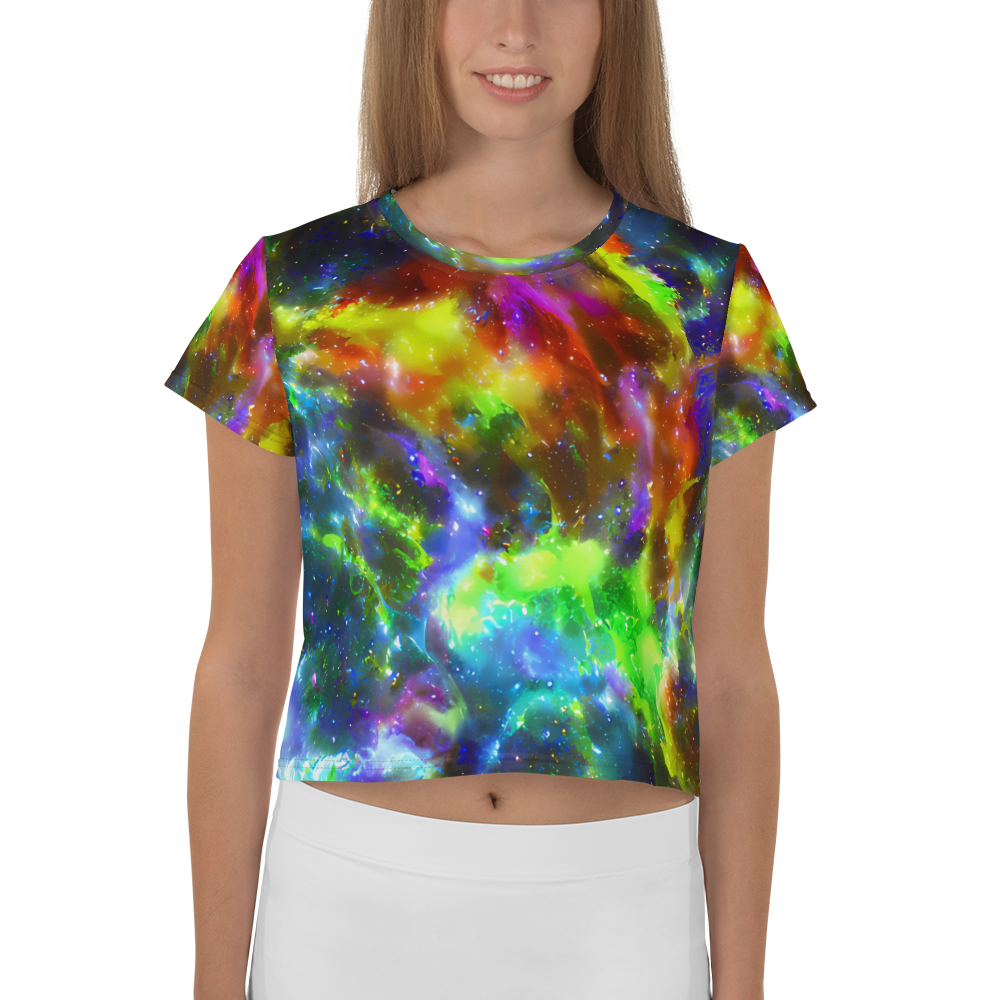 Women's Crop Tee - Neer Nebula