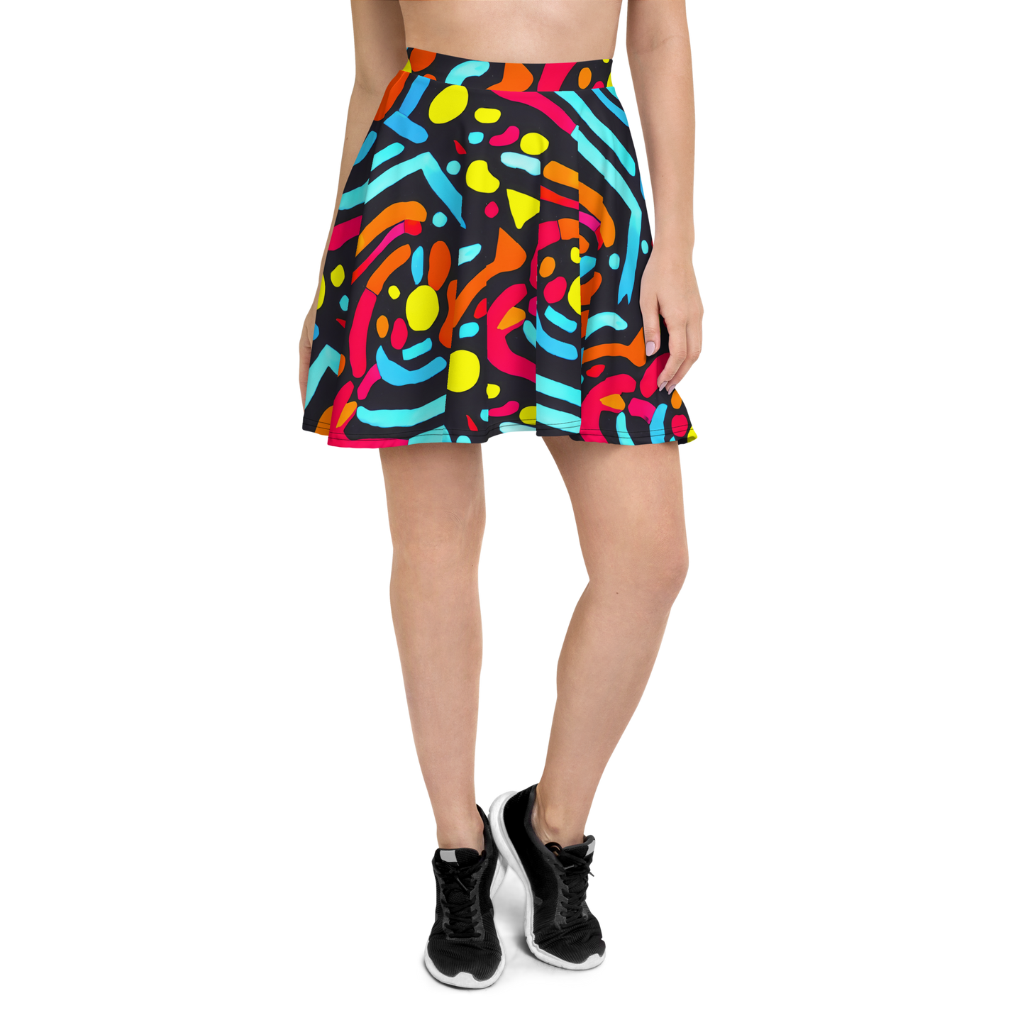 Skater Skirt - Midnight Stream