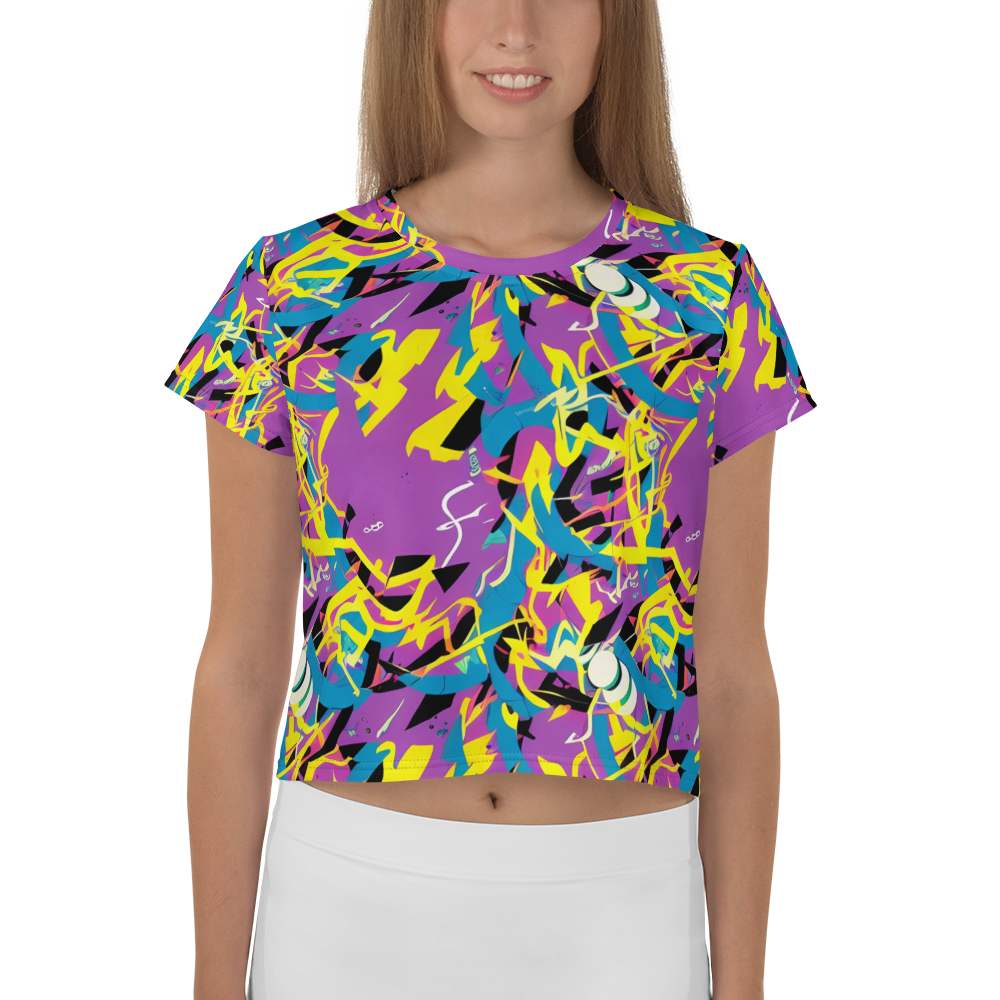 Women's Crop Tee - Galactic Sprawl