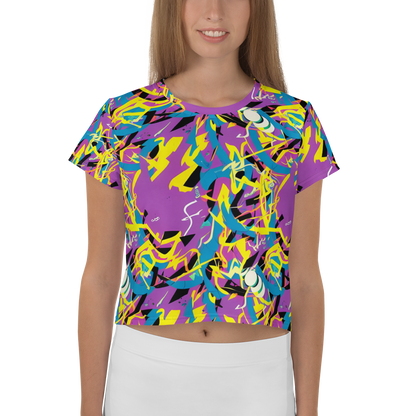 Women's Crop Tee - Galactic Sprawl