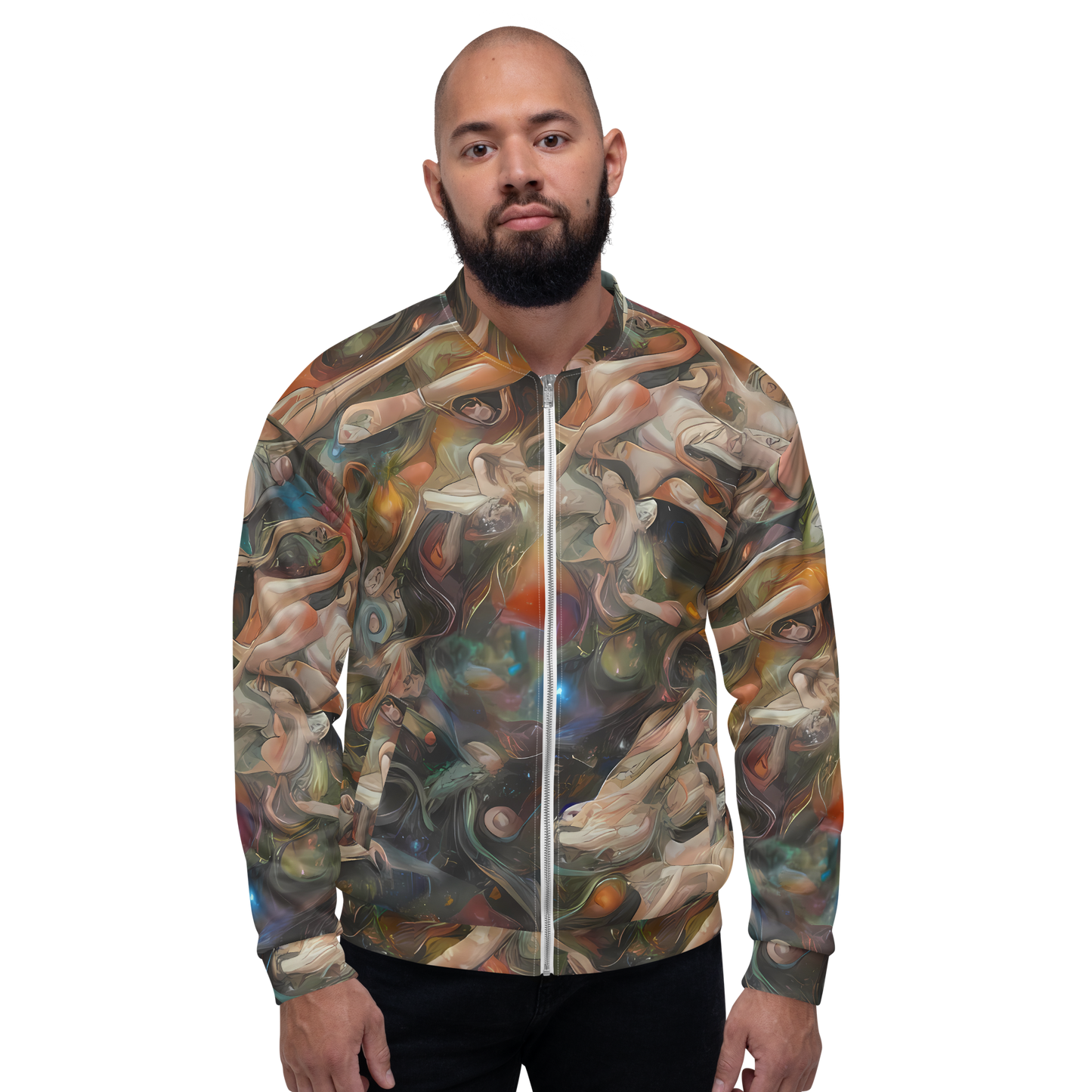 Bomber Jacket - Copper Swirl