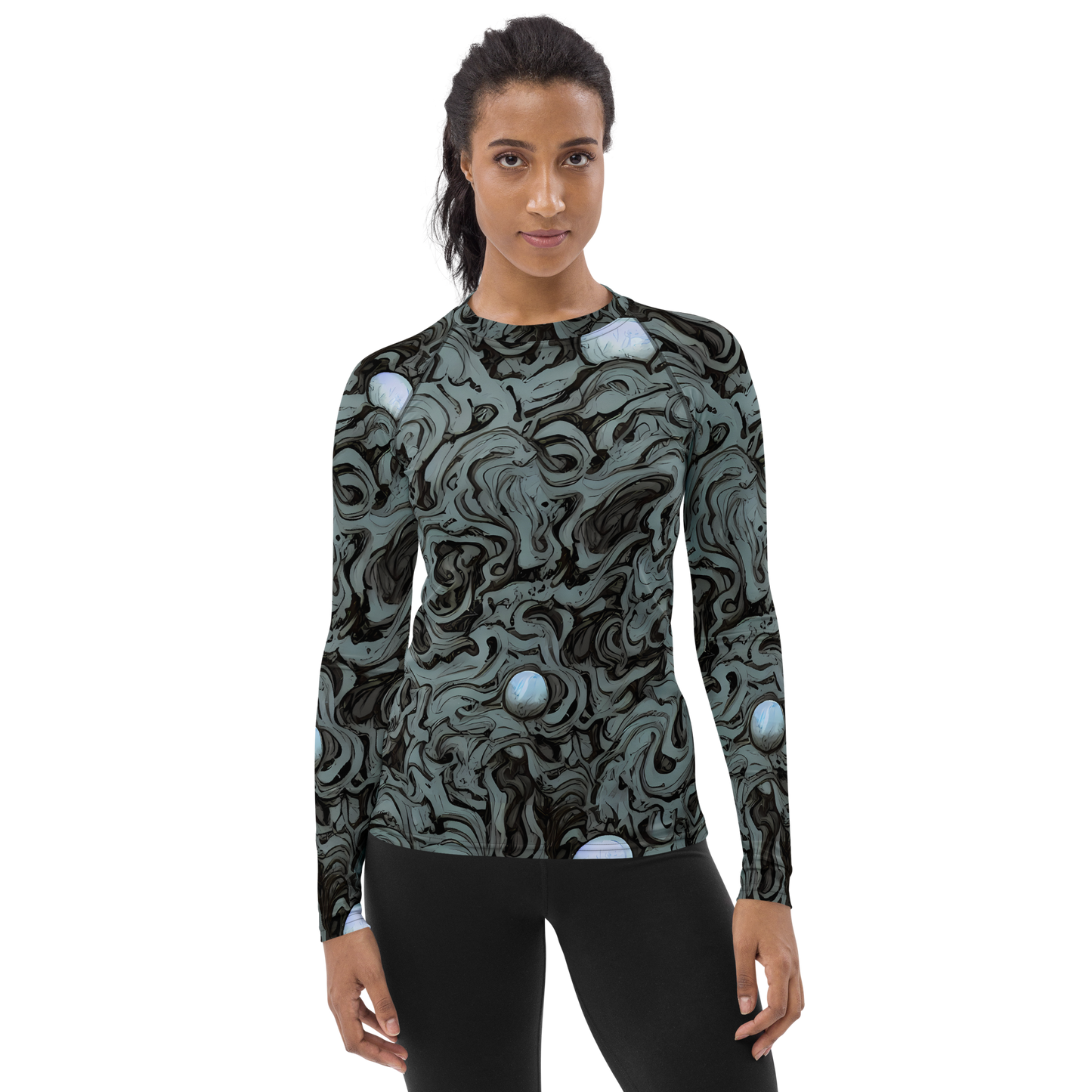 Women's Rash Guard - Caruso Swirl