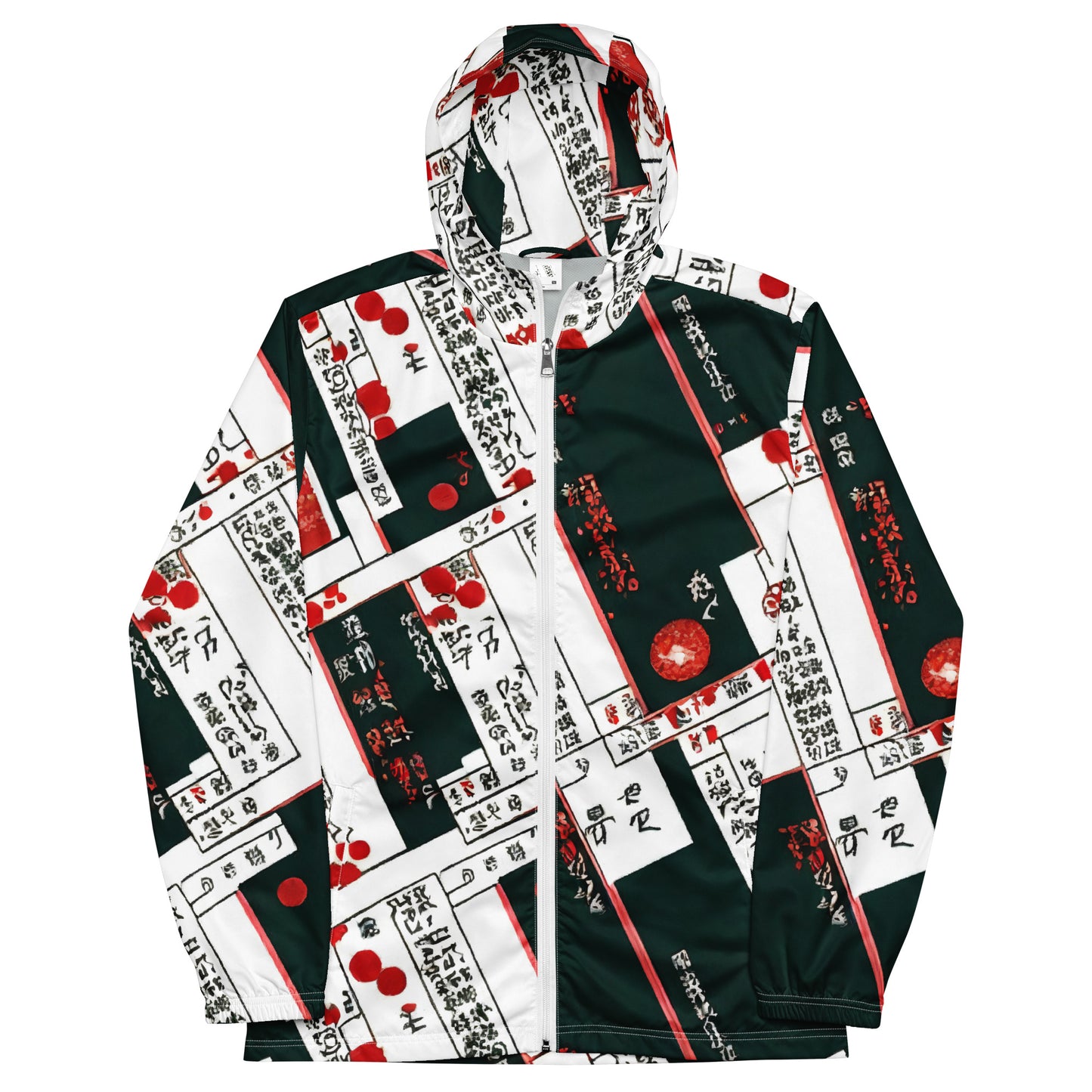 Men's Windbreaker - Crimson Chronicles