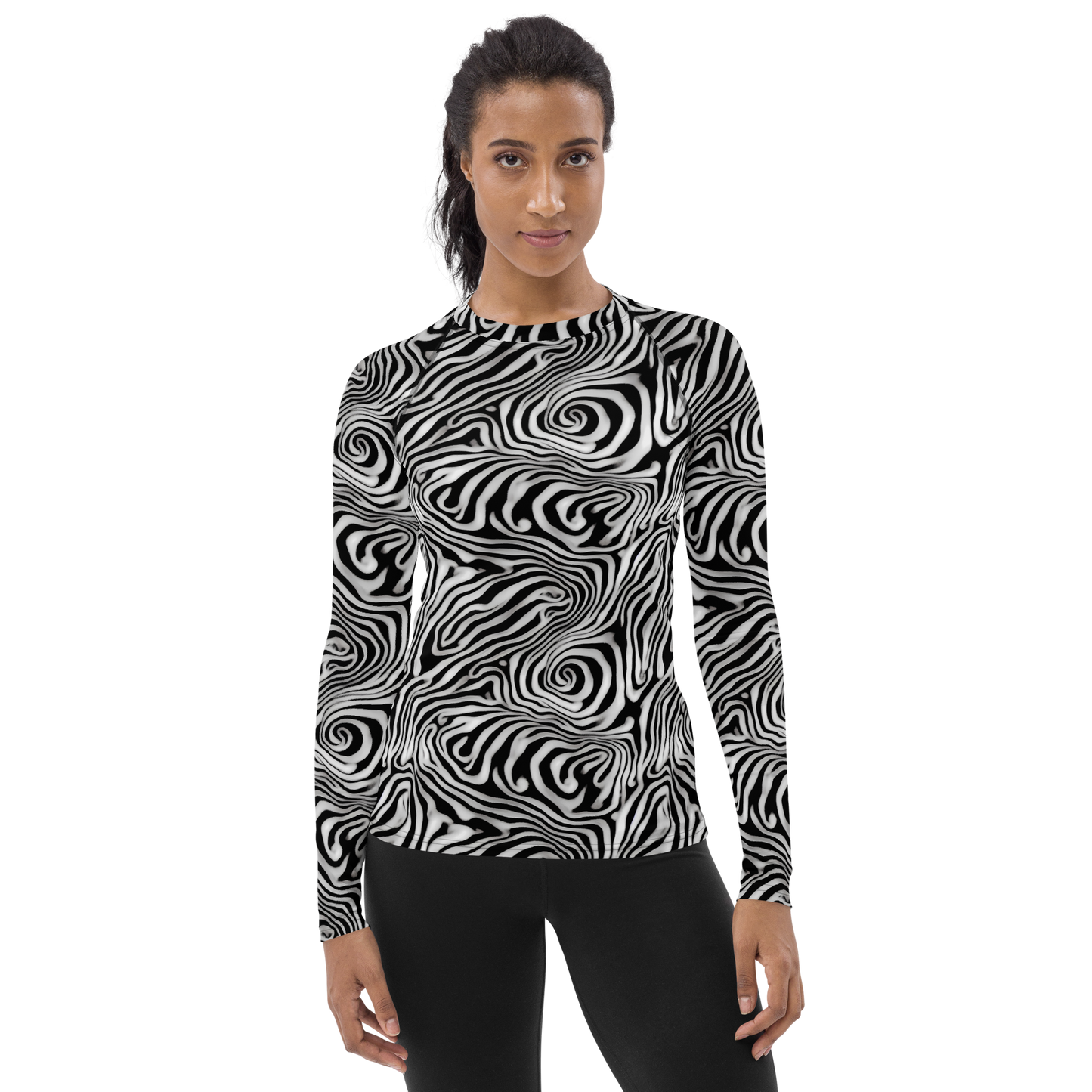 Women's Rash Guard - Warped Cosmos