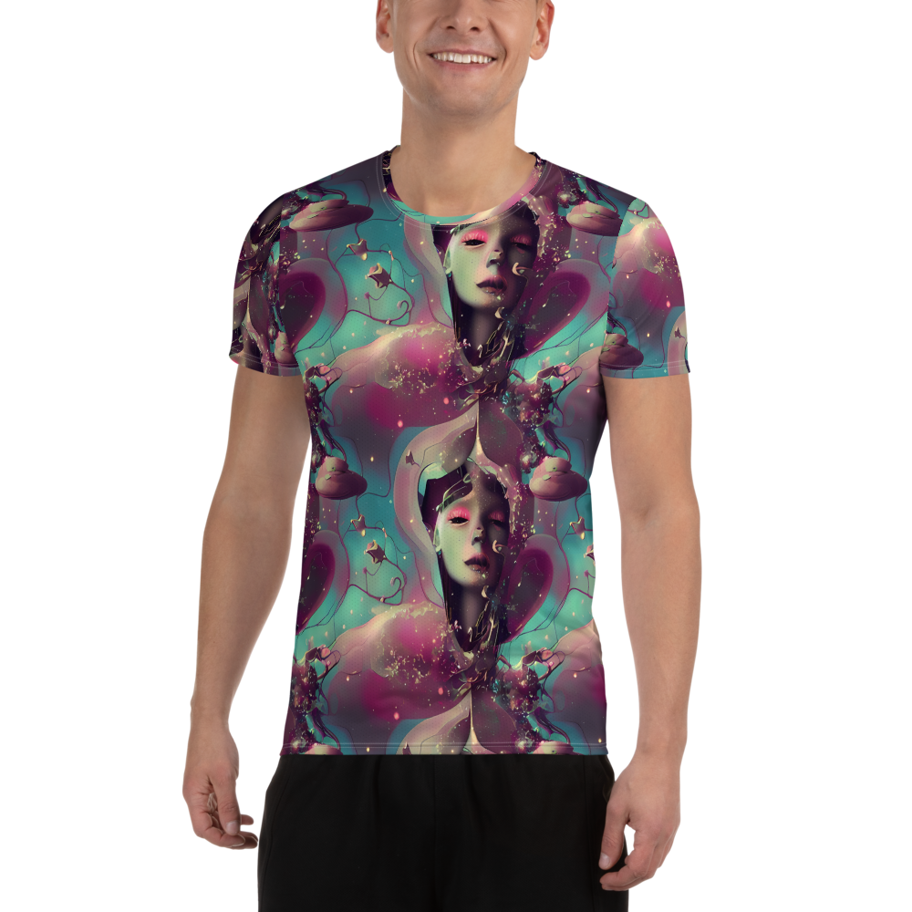 Men's Athletic T-Shirt - Nouveau Galaxy