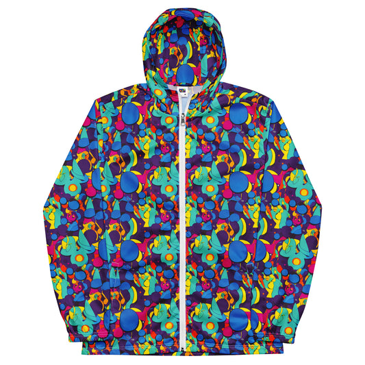Men's Windbreaker - Psychedelic Harmony