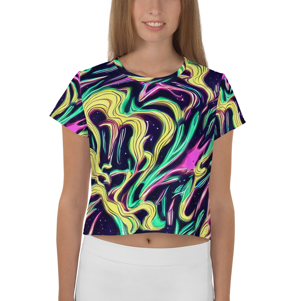 Women's Crop Tee - Casson's Whirl