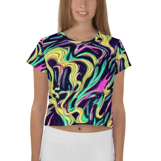 Women's Crop Tee - Casson's Whirl