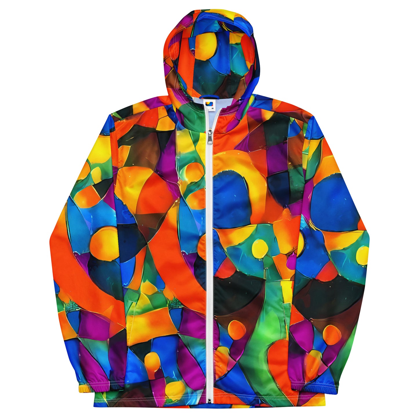 Men's Windbreaker - Galactic Jigsaw