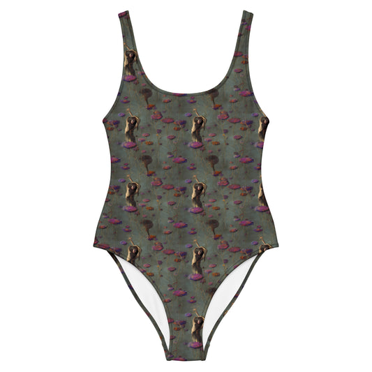 One-Piece Swimsuit - Ethereal Bloom