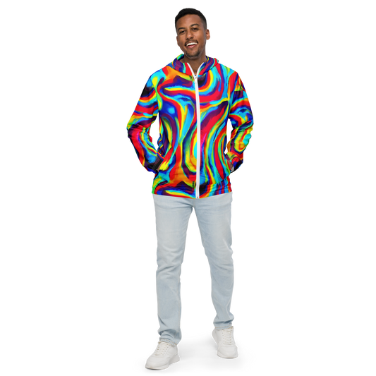 Men's Windbreaker - Stael Swirls