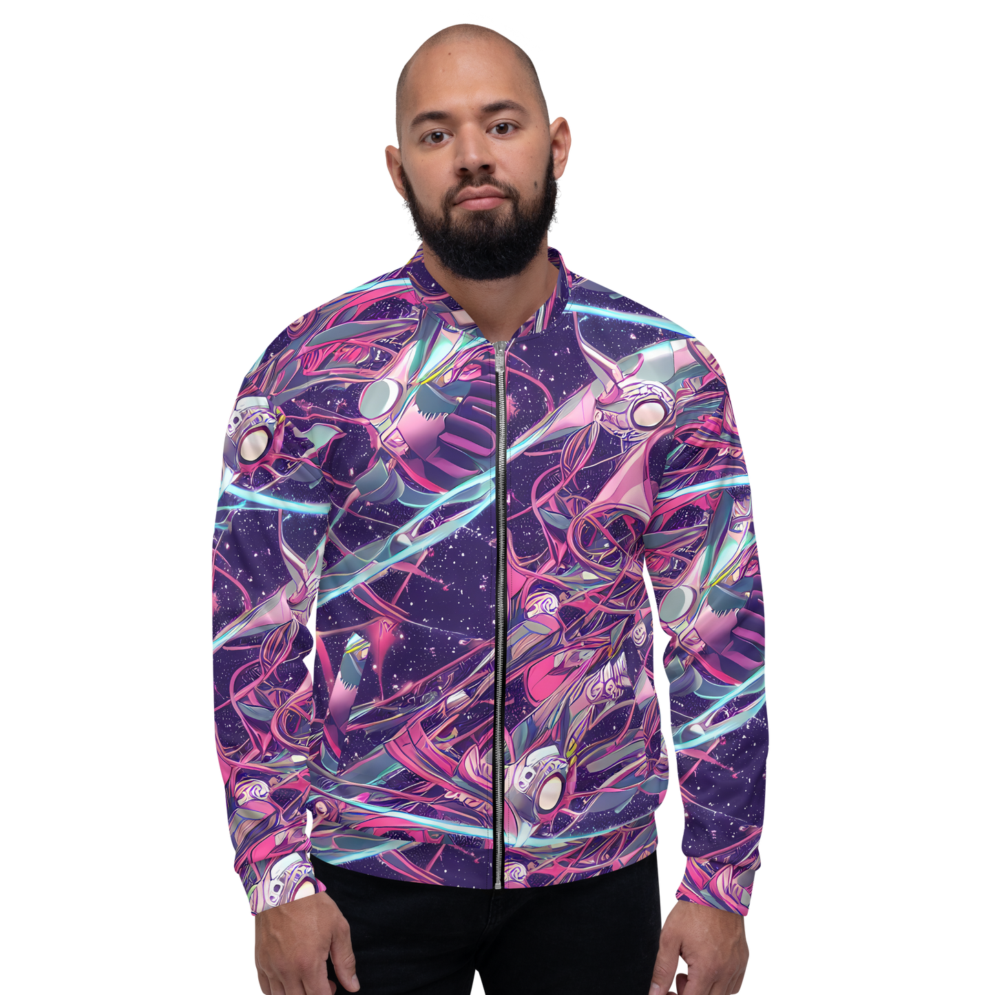 Bomber Jacket - Neo-Tokyo Twirl