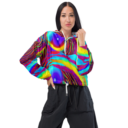 Women's Cropped Windbreaker - Kapoor Vortex