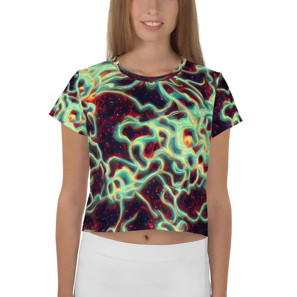 Women's Crop Tee - Chimeric Currents