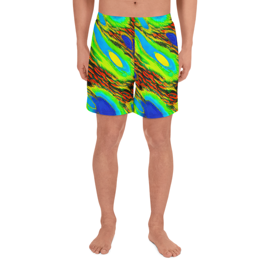 Men's Athletic Shorts - Hodgkin's Blaze