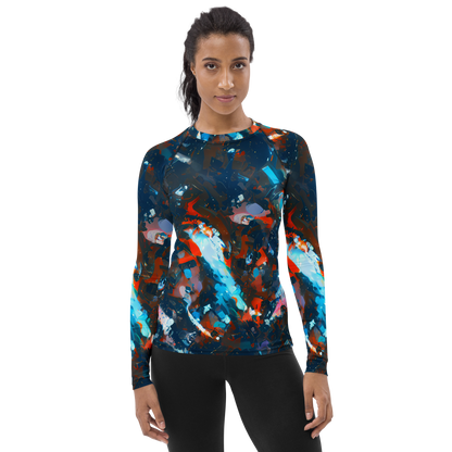 Women's Rash Guard - Ghenie's Whirl