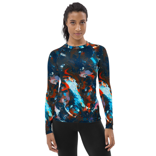 Women's Rash Guard - Ghenie's Whirl