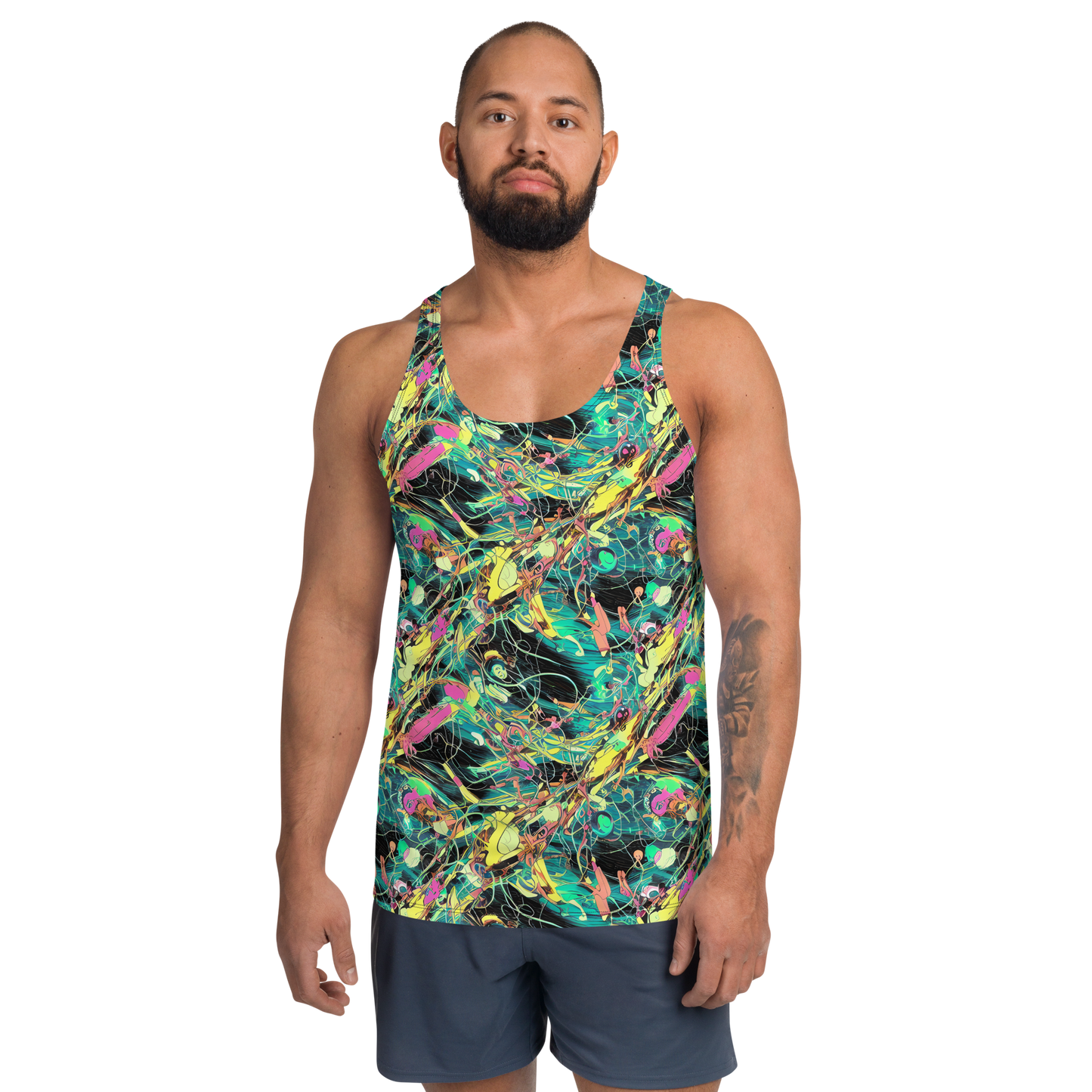 Men's Tank Top - Cyborg Whirl