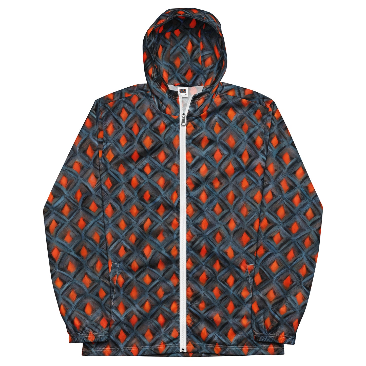 Men's Windbreaker - Ember Entwined