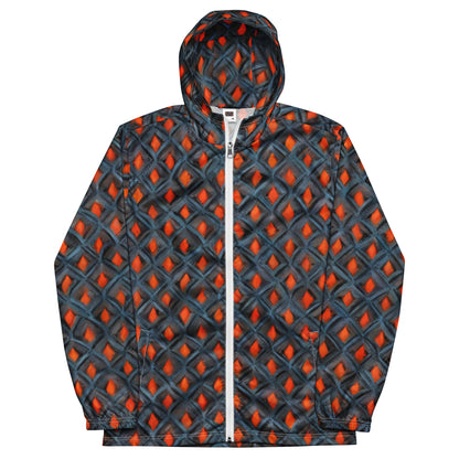 Men's Windbreaker - Ember Entwined