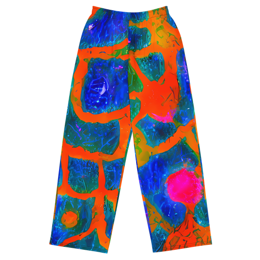 Wide-Leg Pants - Vibrant Mosaic