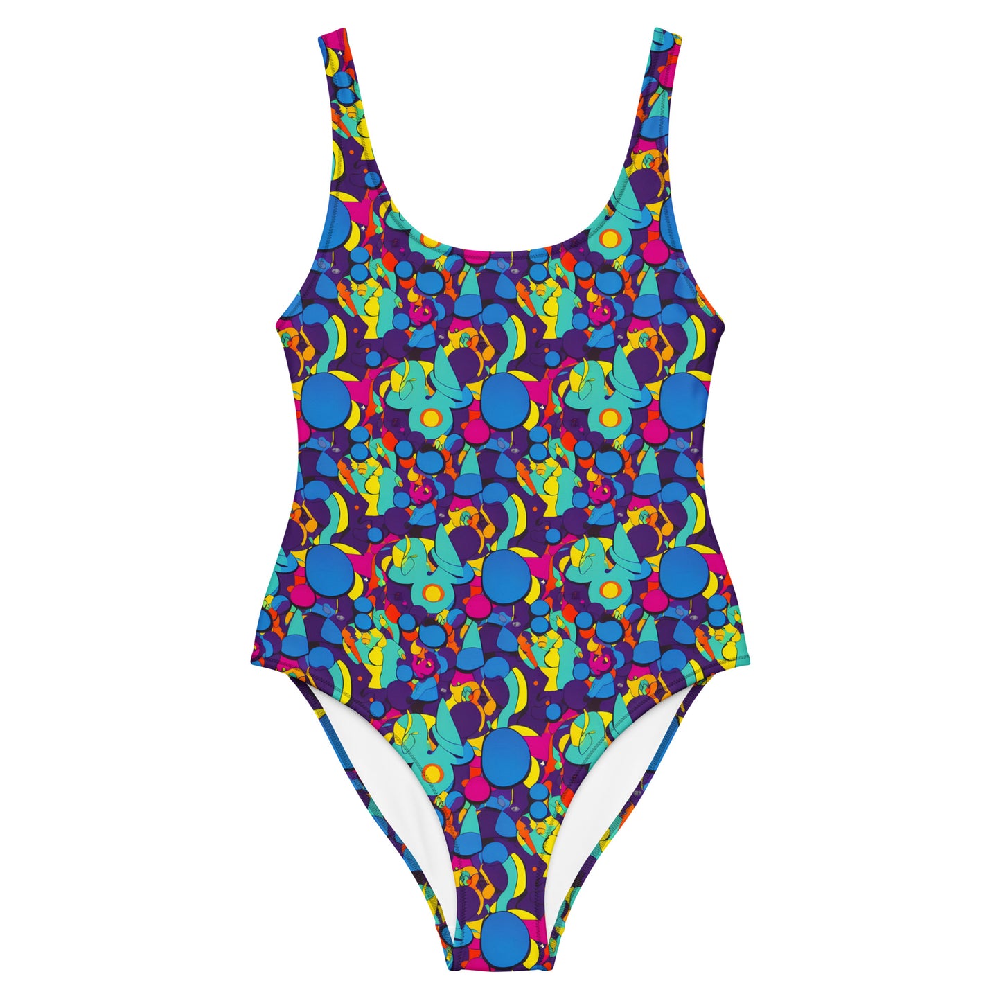 One-Piece Swimsuit - Psychedelic Harmony
