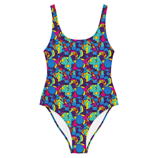 One-Piece Swimsuit - Psychedelic Harmony