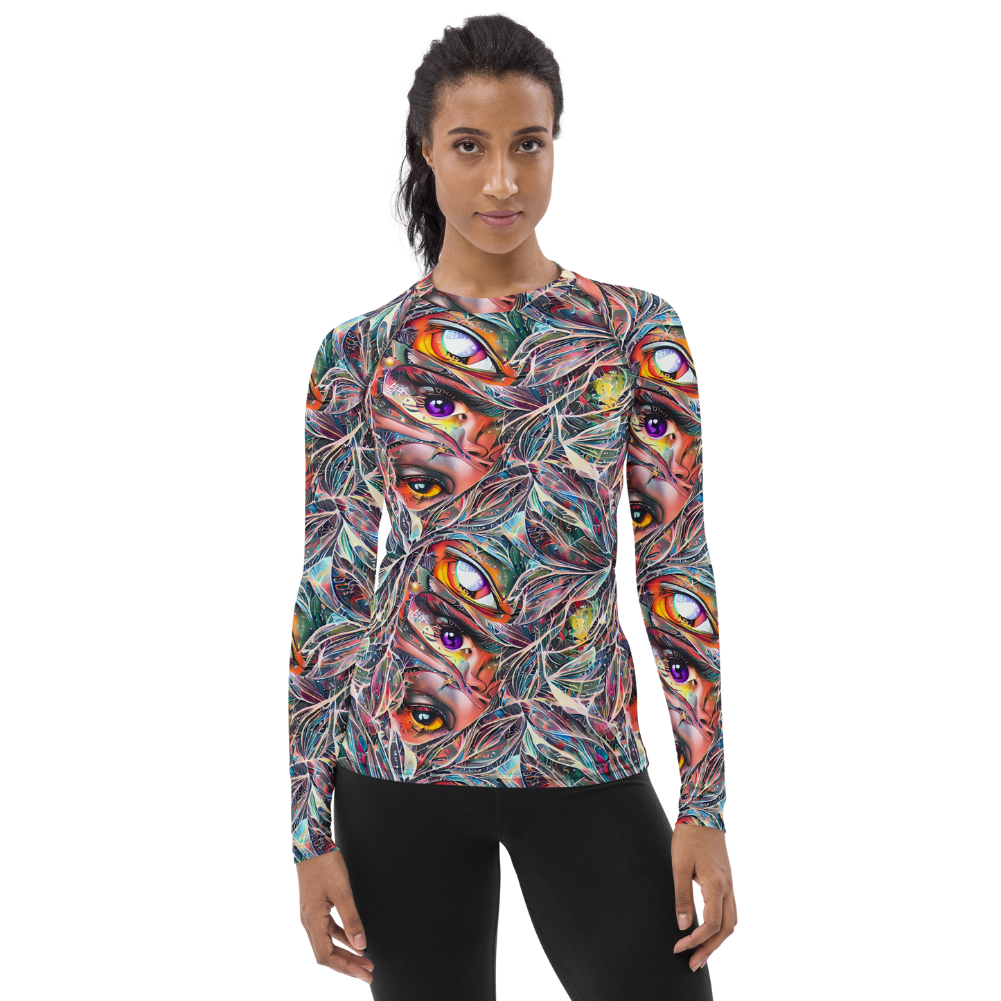 Women's Rash Guard - Prismatic Reverie