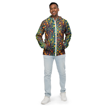 Men's Windbreaker - Starry Orbits