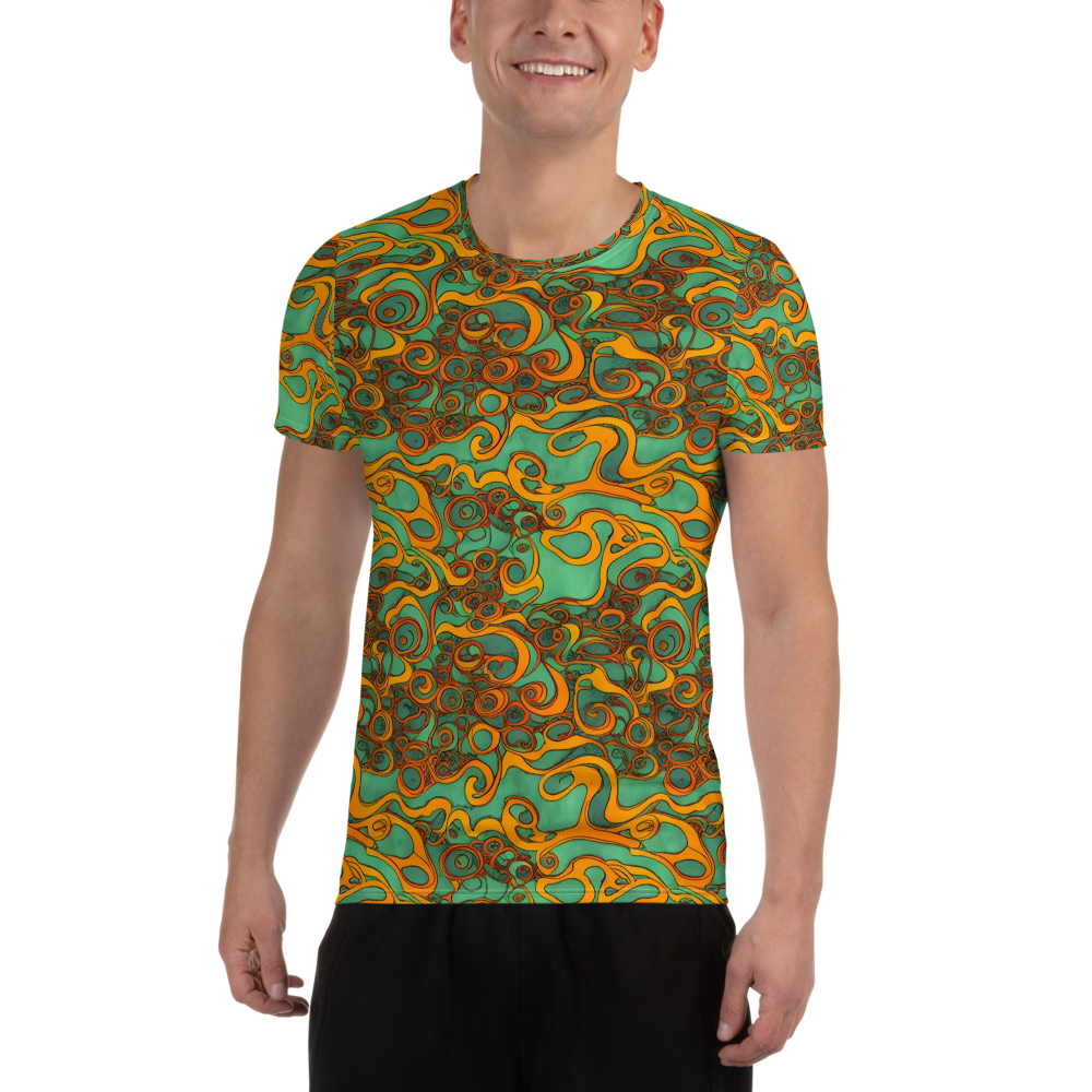 Men's Athletic T-Shirt - Nebula Nodes