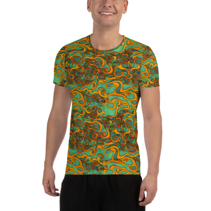 Men's Athletic T-Shirt - Nebula Nodes